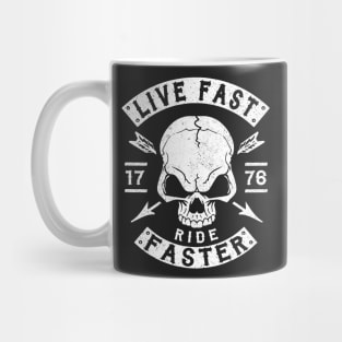 BIKER - LIVE FAST RIDE FASTER Mug